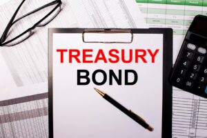 Napis "obligacje skarbowe"