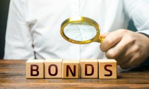 Napis "obligacje"